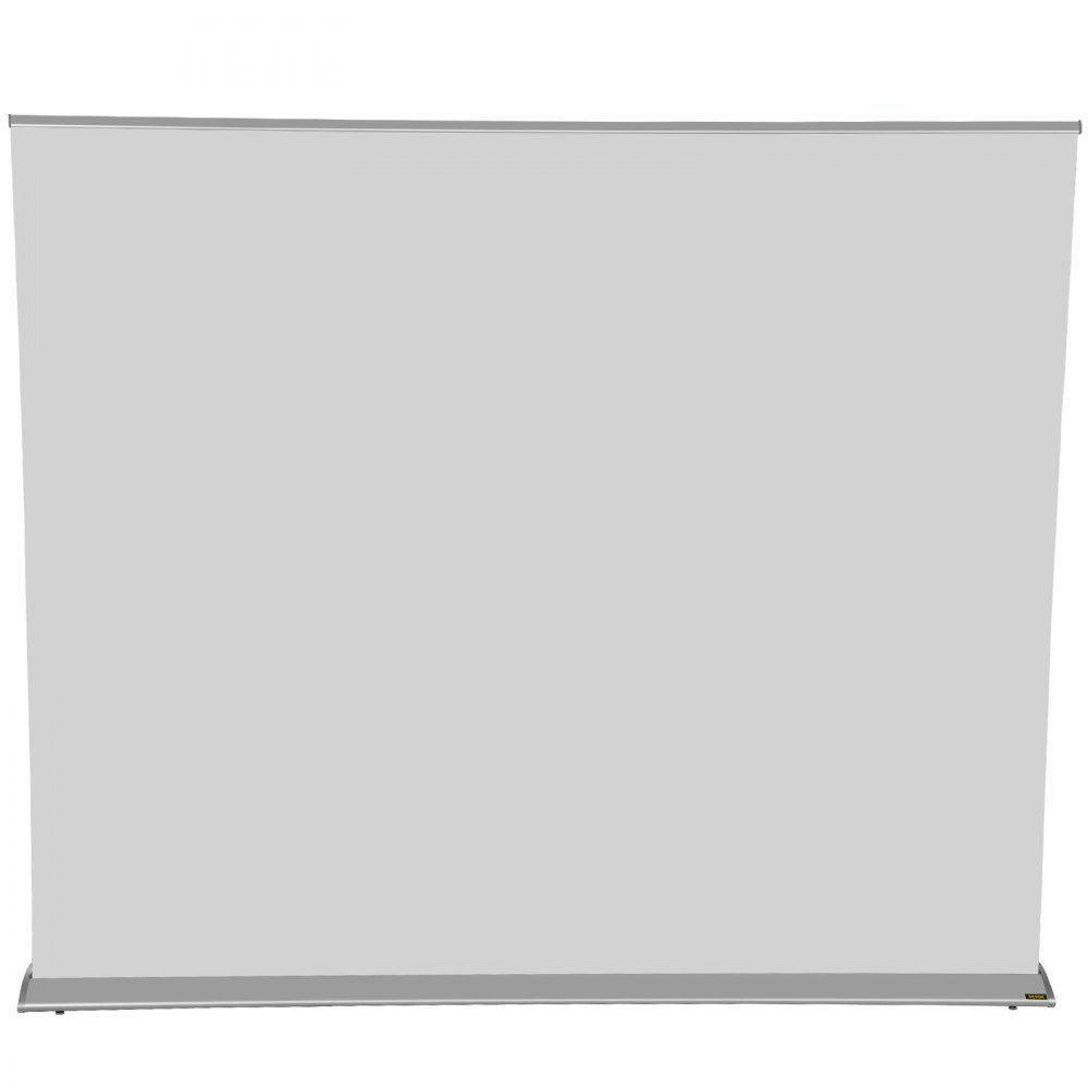 VEVOR Schermo di Proiezione Manuale 120 INCH, 268x200 cm Schermo Proiezione Home, Schermo Proiezione a 160 Gradi, Telo Proiettore Avvolgibile da Portare Ovunque Vuoi, Telo da Videoproiettore 4K/8K
