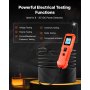 VEVOR Tester Elettrico per Circuiti Automobilistici, Tester di Tensione CC 8-35 V con Cavo da 4 m, Schermo TFT Illuminazione, Test di Continuità, Diodo, Resistenza, per Veicoli da Officina
