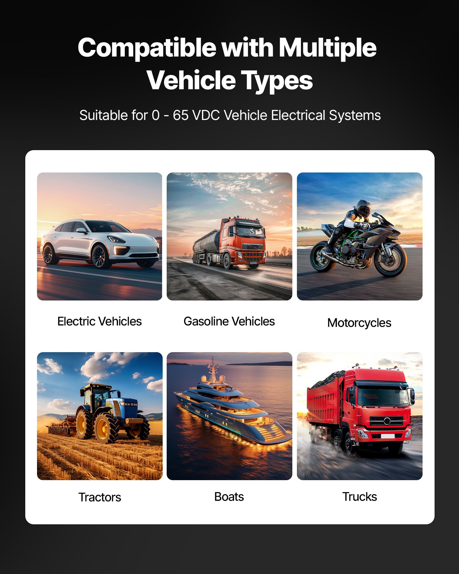 VEVOR Tester per Circuiti Automobilistici 8-35V DC con Sonda per Circuiti, Display a Colori TFT, Illuminazione, Tester di Tensione con Cavo da 6 m Custodia per Trasporto, Rilevatore Elettrico