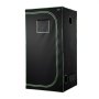 VEVOR Indoor Grow Tent, 100 x 100 x 200 cm, 600D High Reflective Mylar, Indoor Plant Tent with Observation Window, Floor Tray & Zipper, Heavy Duty Growing Tents for Fruit Flower Veggie