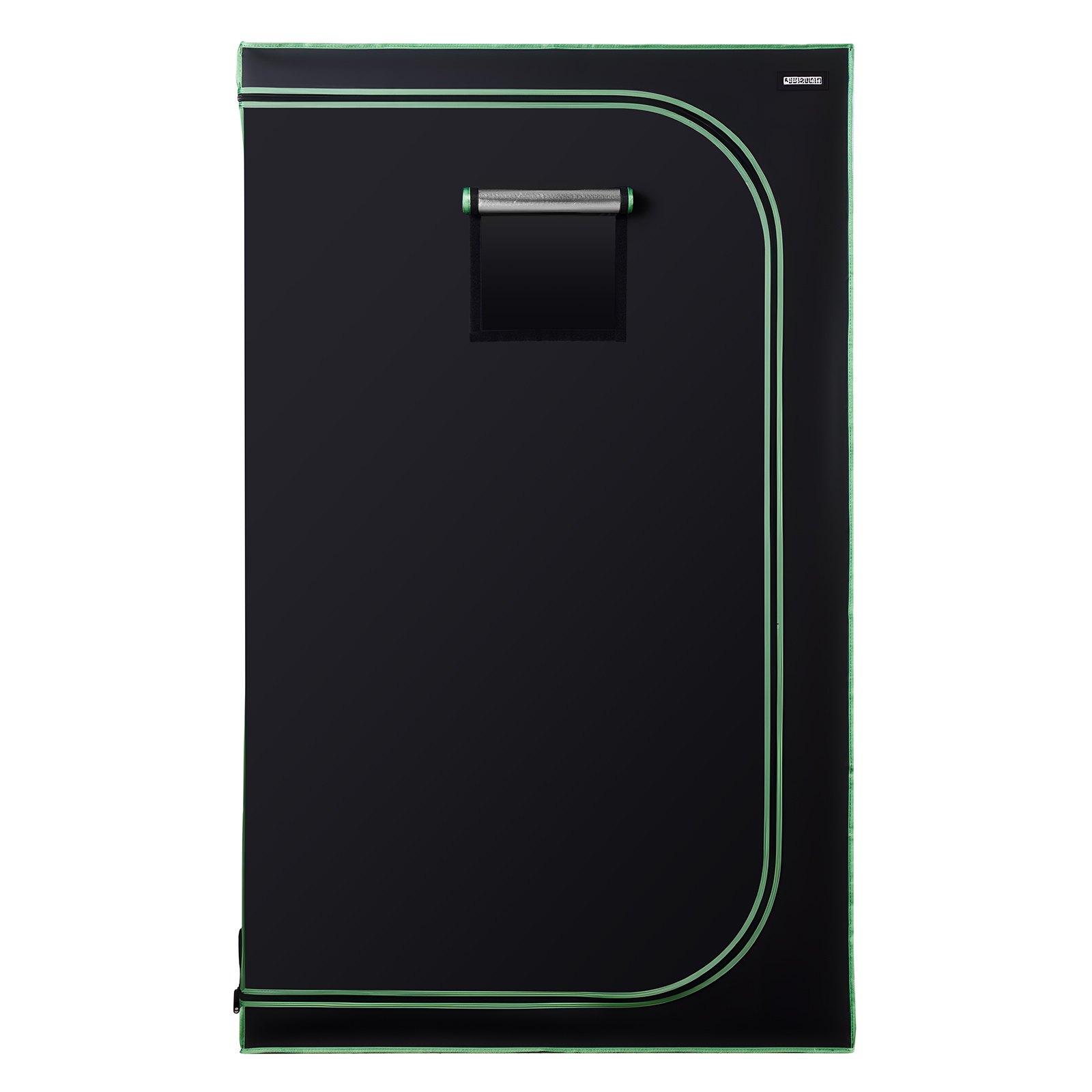 VEVOR Tenda da Coltivazione da Interno 120x120x120 cm, Tenda da Coltivazione per Piante Verdure Fiori da Interno, con Finestra di Osservazione, Vassoio da Pavimento, Cerniera, Mylar Riflettente