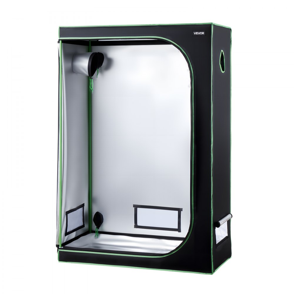 VEVOR Tenda da Coltivazione da Interno per Piante 120x60x180 cm, Tenda da Coltivazione per Piante da Interno, con Finestra di Osservazione, Cerniera, Mylar Altamente Riflettente 600D