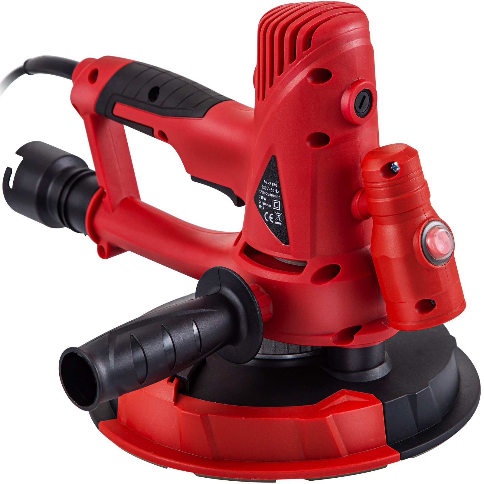 Levigatrice Per Pareti Muro E Soffitti Carteggiatrice 950w Portatile 180mm