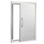 VEVOR Porta Accesso Barbecue, Porta Cucina Esterna Singola 508x686x46 mm, Porta Reversibile da Incasso in Acciaio Inox, con Maniglia, per Isola Barbecue, Armadio Esterno, Giardino