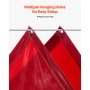VEVOR Tenda di Protezione per Saldatura 1740 x 2340 mm 2 pezzi Tenda per Schermo di Saldatura, Schermo Protettivo di Sicurezza in Vinile Ignifugo con Protezione UV Fori per Appendere, Rosso