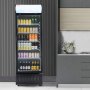 VEVOR Beverage Refrigerator, Bottle Cooler, Black, 345 L, Beverage Refrigerator with 5 Adjustable Shelves, Commercial Beverage Cooler with LED, 7-Stage Button Control, Commercial Refrigerator