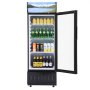 VEVOR Frigorifero per Bevande Commerciale 195L Vetrina Frigo Temperatura 0-10℃ Armadietto per Bevande Refrigerato 3 Ripiani Regolabili Scatola Luminosa Personalizzabile per Negozio Supermercato Bar