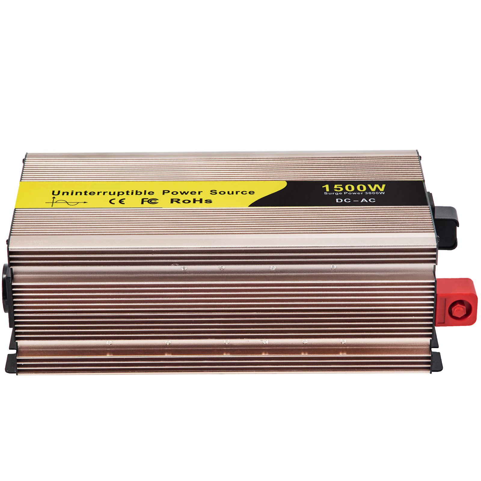 Vevor Inverter A Onda Sinusoidale Pura 12v Cc 1500w Corrente 0,4a Con Set Cavi