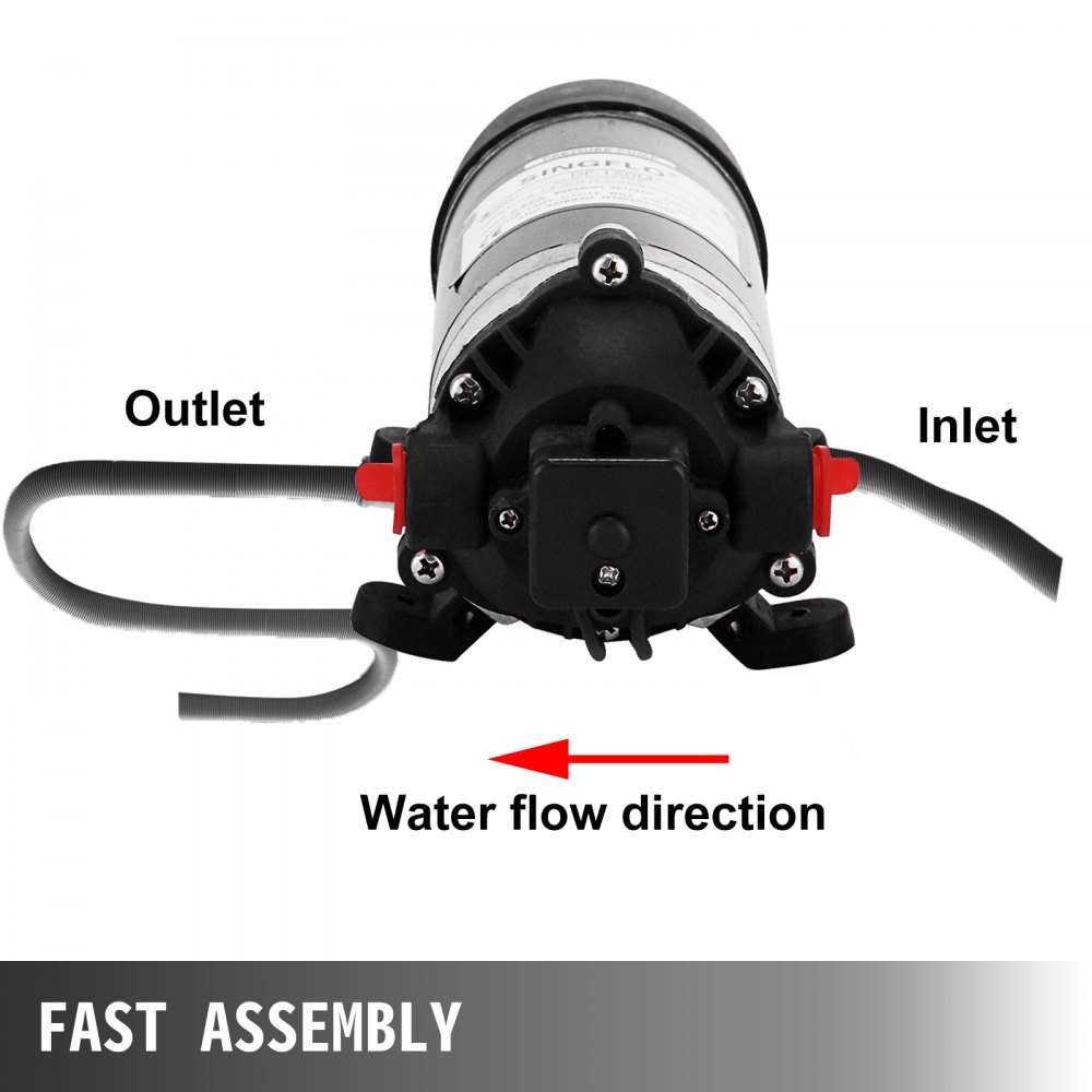 110-120v Misting Pump 160psi High Pressure Booster Sprayer Water Diaphragm Pump