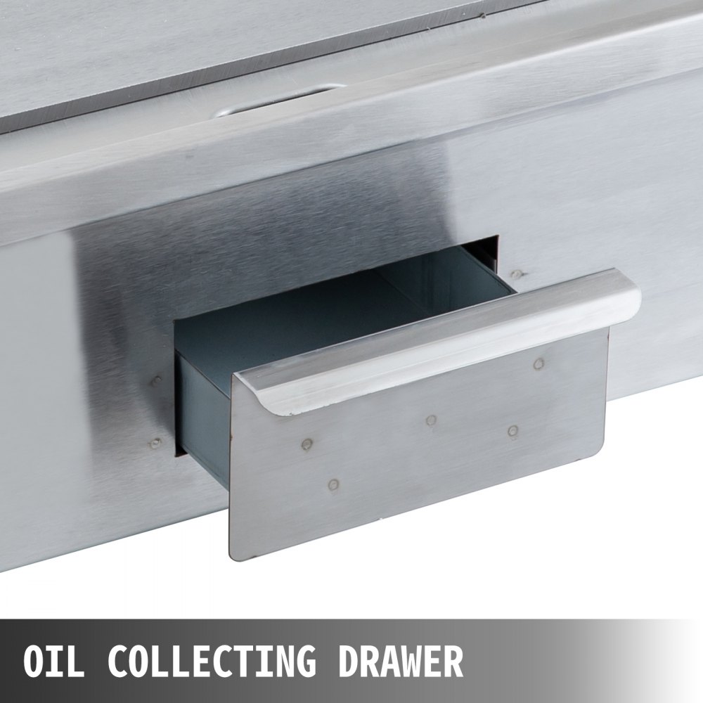 Grill Piastra Elettrica 4400w Griglia Barbecue Elettrica Commerciale 30 Pollici