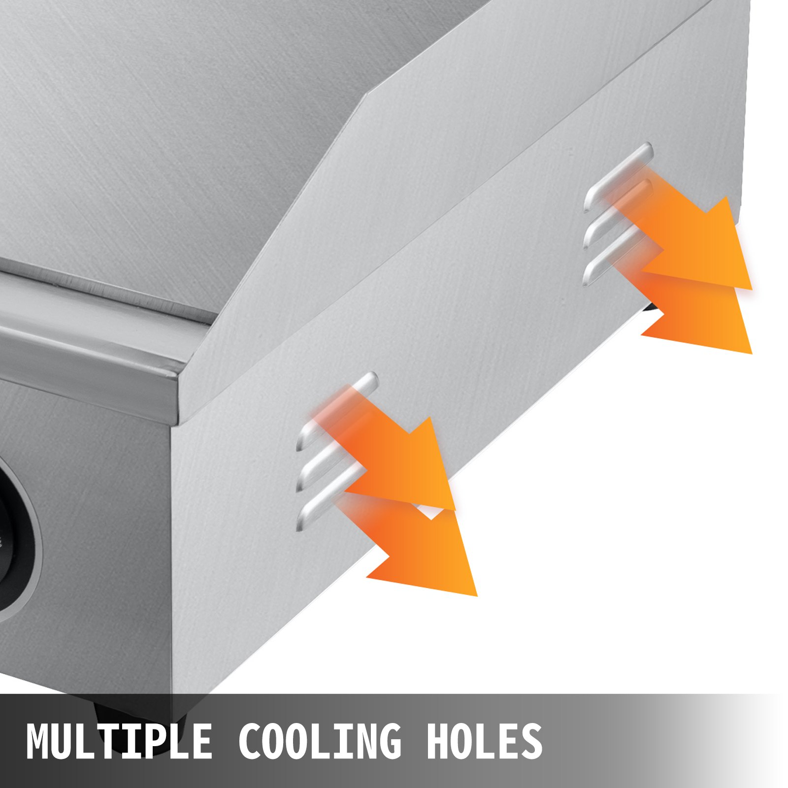 Grill Piastra Elettrica 4400w Griglia Barbecue Elettrica Commerciale 30 Pollici