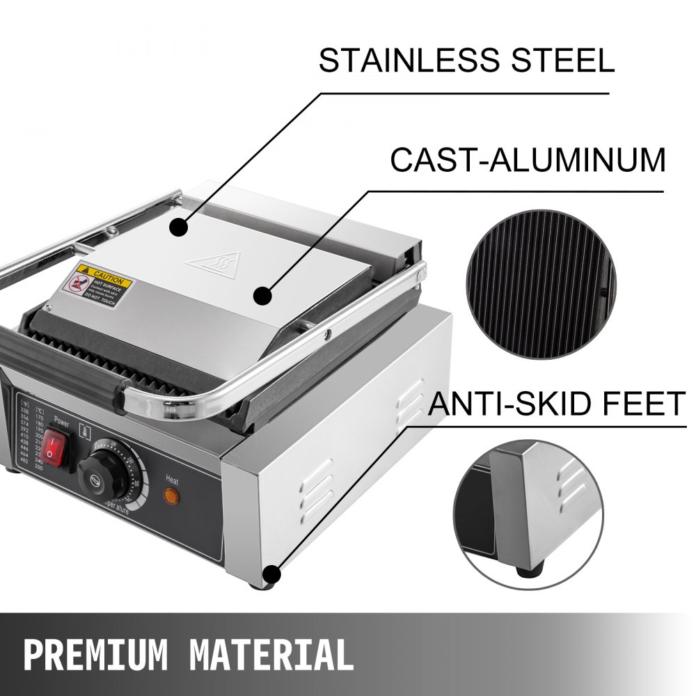 3600w Grill Elettrico In Acciaio Inox 220v 50hz Per Cucina, Ristorante, Festa