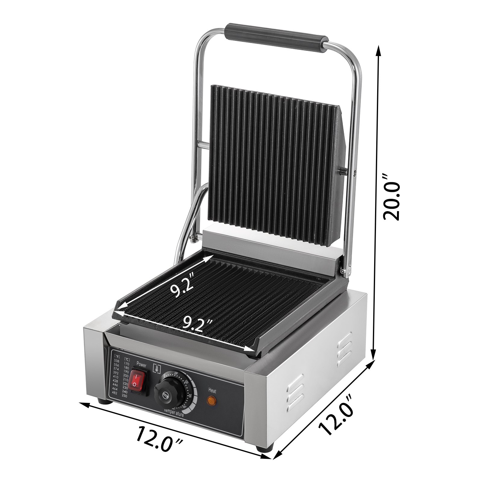 3600w Grill Elettrico In Acciaio Inox 220v 50hz Per Cucina, Ristorante, Festa