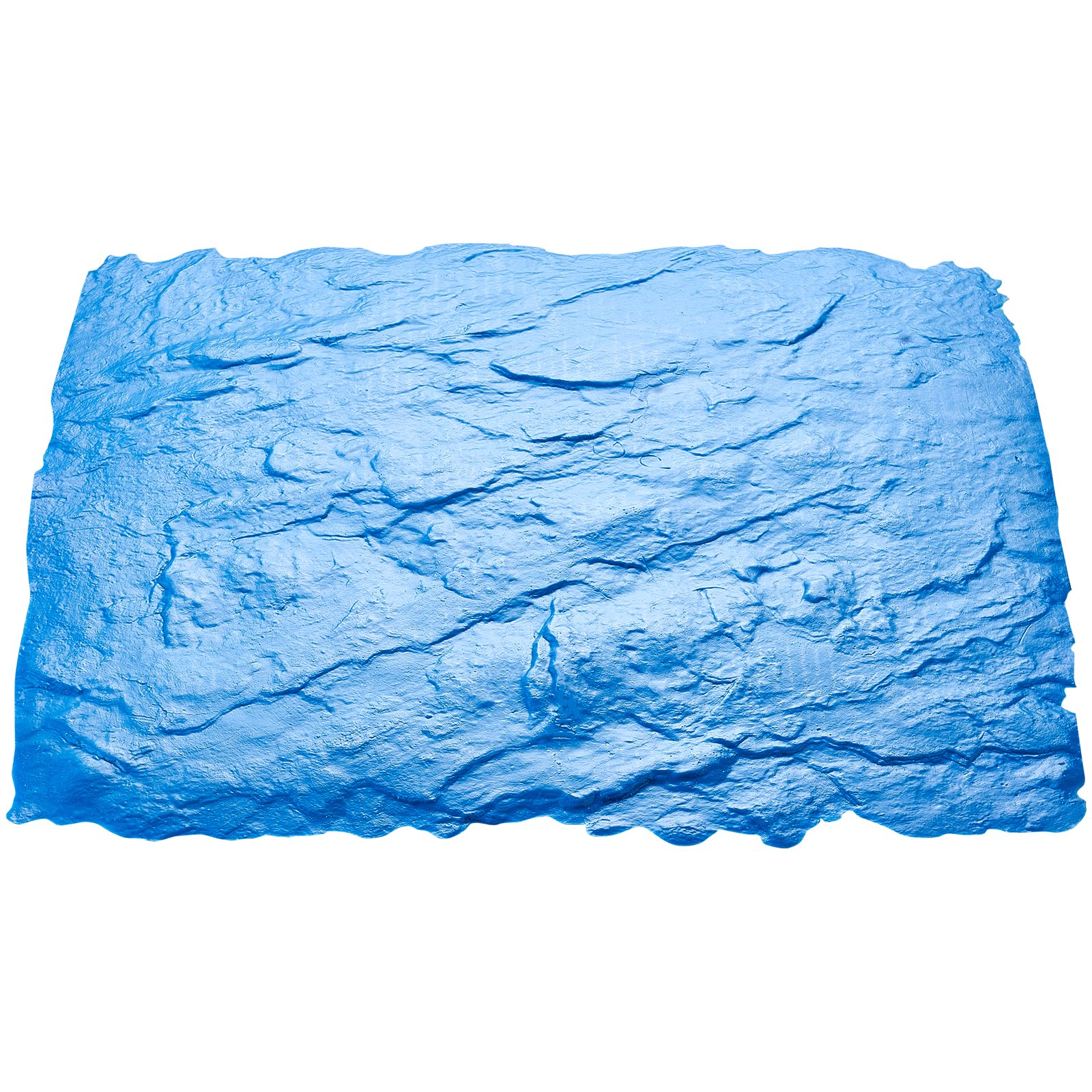 VEVOR Tappetino per timbri in cemento, 600 x 600 mm, Tappetino per timbri struttura in poliuretano per pelle di cemento, Impronta per pavimenti in ardesia, Stampo per cemento per decorazioni, Blu