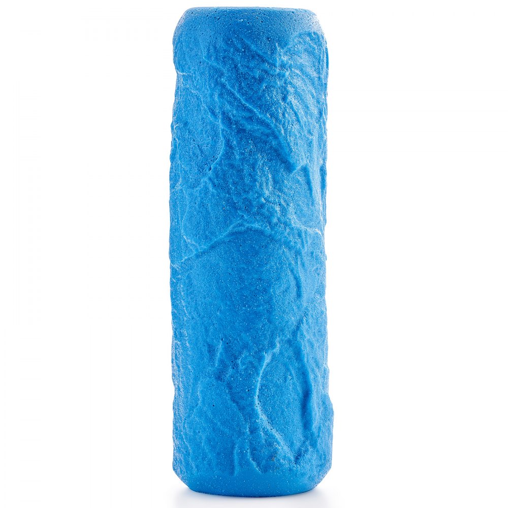 VEVOR Rullo per texture in calcestruzzo, 217 x 71 mm, Rullo in poliuretano testurizzato calcestruzzo, Piastrelle in pietra, Stampo per pavimento in ardesia, Timbro senza giunture, Decorazione, blu