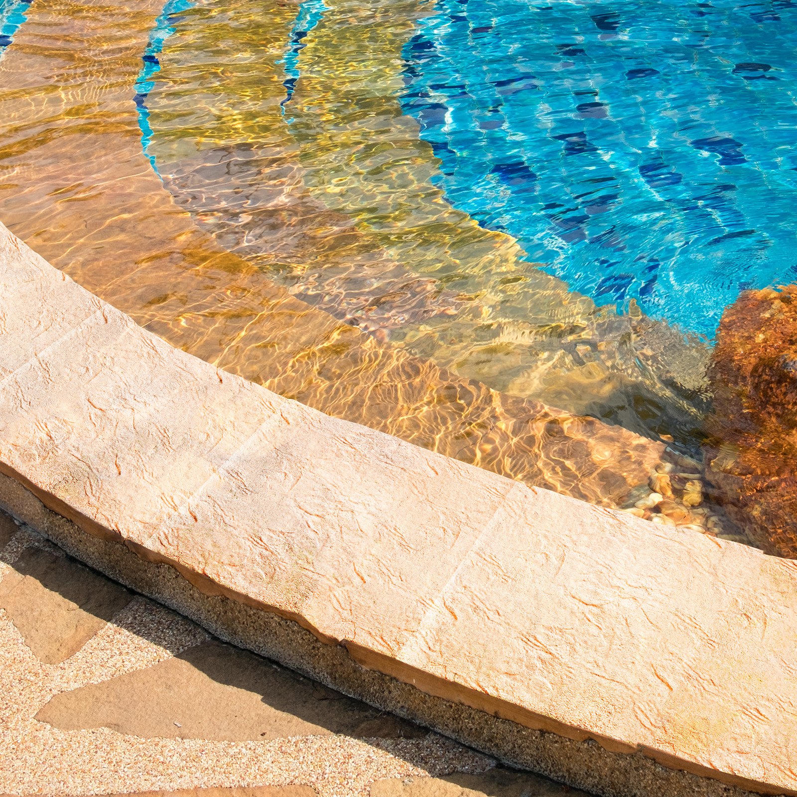 VEVOR Rullo per texture in calcestruzzo, 217 x 71 mm, Rullo in poliuretano testurizzato calcestruzzo, Piastrelle in pietra, Stampo per pavimento in ardesia, Timbro senza giunture, Decorazione, blu