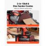 VEVOR Levigatrice a Disco Levigatrice a Nastro 25,4 x 762 mm da 250 W Velocità Singola con Piano di Lavoro Regolabile 0 a 45° Porta di Raccolta Polvere per Lavorazione del Legno, Fai da te