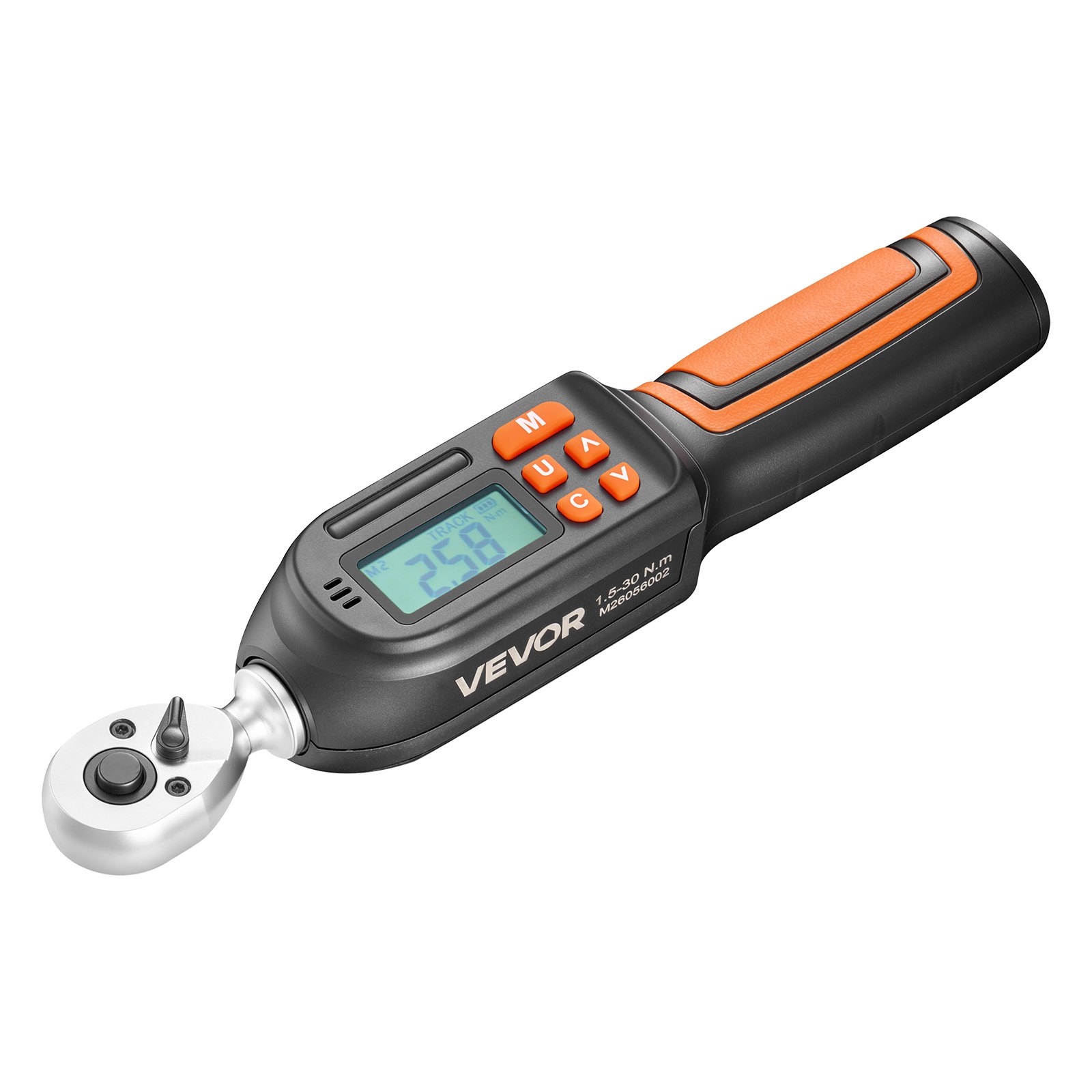 VEVOR Set di Chiavi Dinamometriche Digitali da 1/4"con 42 Pezzi, Cacciaviti Dinamometriche 4 Unità, Schermo LCD con Cicalino e Indicatore LED, con Bussole Inserti Prolunga e Adattatore, per Macchine