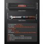 VEVOR Chiave Dinamometrica Digitale Apertura Ganasce Regolabile 0 a 38 mm, Caccivite Dinamometrica 4 Unità di Visualizzazione, Schermo LCD, con Cicalino e Indicatore LED, per Riparazioni Tubi e Auto