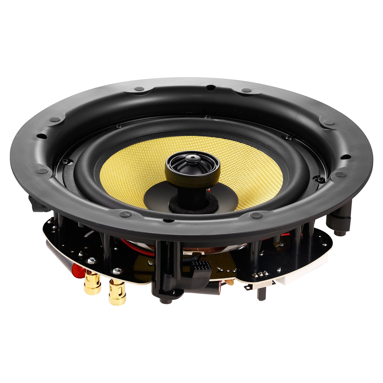 VEVOR Altoparlanti da Soffitto 205 mm, 200 Watt, Sistema di Altoparlanti da Incasso a Soffitto da Parete con Ompedenza 8Ω Sensibilità 89dB, per Casa Cucina Soggiorno Esterne Coperte 1 Pezzo