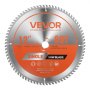 VEVOR Lama Circolare per Troncatrice Ø 305 mm, Lama da Taglio per Troncatrice Circolare, 80 Denti, Albero da 25,4 mm, per Lavorazione di Legno Taglio di Compensato Legno Duro