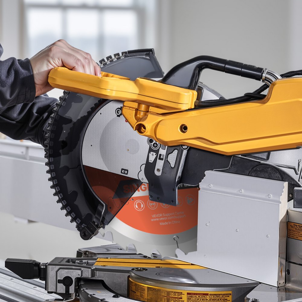 VEVOR Lama Circolare per Troncatrice Ø 254 mm, Lama da Taglio per Troncatrice Circolare, 24 Denti, Spessore 2,5mm, per Lavorazione di Legno Taglio di Compensato Legno Duro