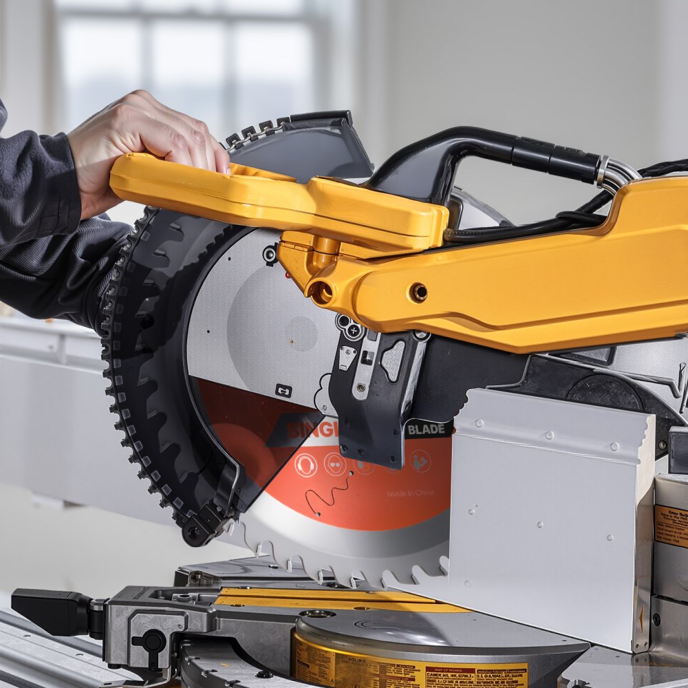 VEVOR Lama Circolare per Troncatrice Ø 203 mm, Lama da Taglio per Troncatrice Circolare, 42 Denti, Albero 25,4 mm, per Lavorazione di Legno Taglio di Compensato Legno Duro