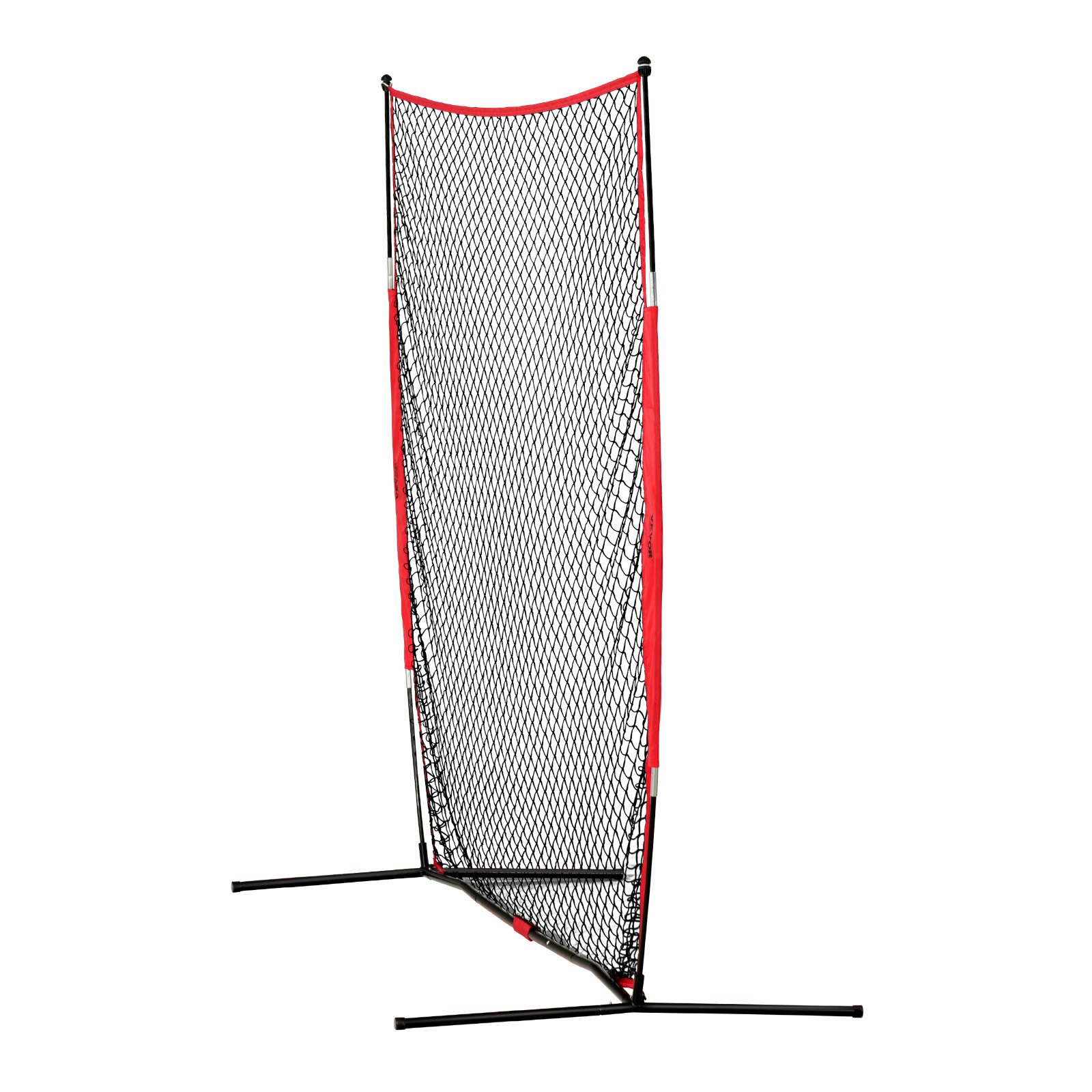 VEVOR Barricade Backstop Net, 238 x 107 x 212 cm Ball Sports Barrier Net, Portable Training Equipment with Carrying Bag, Protective Screen for Baseball, Softball, Lacrosse, Soccer, Hockey Training