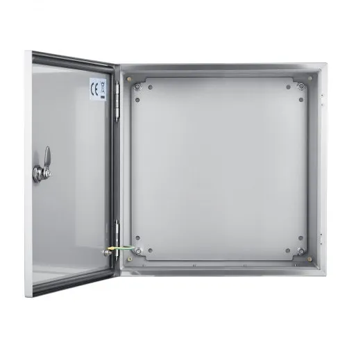 Scatola Elettrica Da Esterno IP66 In Acciaio Inox 16x12x8 Cm – Impermeabile E Antipolvere Con Serratura, Per Uso Interno/Esterno