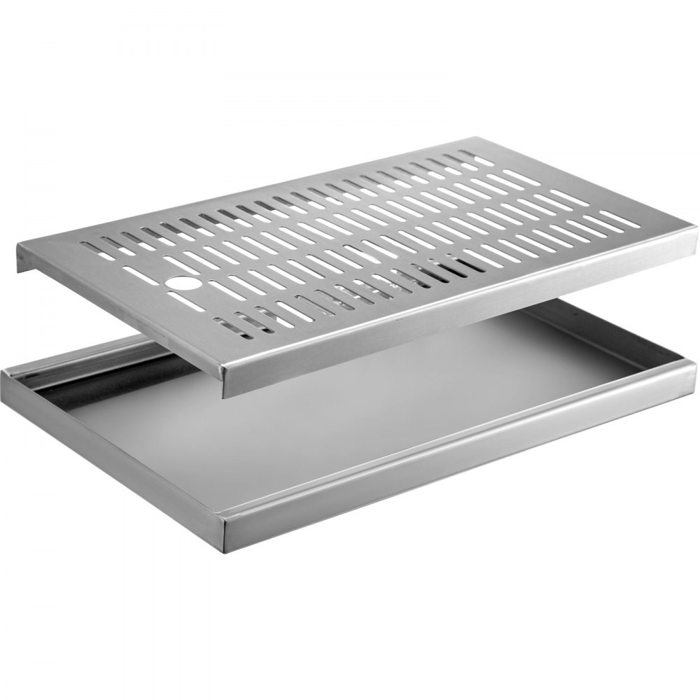 Vevor Vaschetta Scolapiatti Raccogligocce Vassoio Antigoccia 300 X 200 X 27 Mm