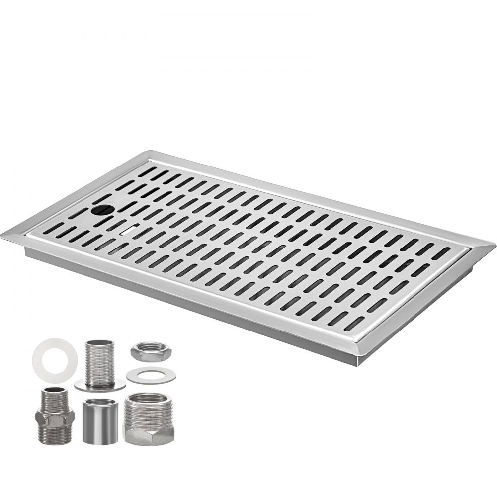 Vevor Vaschetta Scolapiatti Raccogligocce Vassoio Antigoccia 440 X 240 X 27 Mm