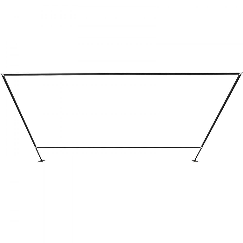 VEVOR Schermo Cinematografico per Esterni 394,2cm Schermo per Proiettore Hd 16:9 telo proiettore Portatile con Supporto in Alluminio e