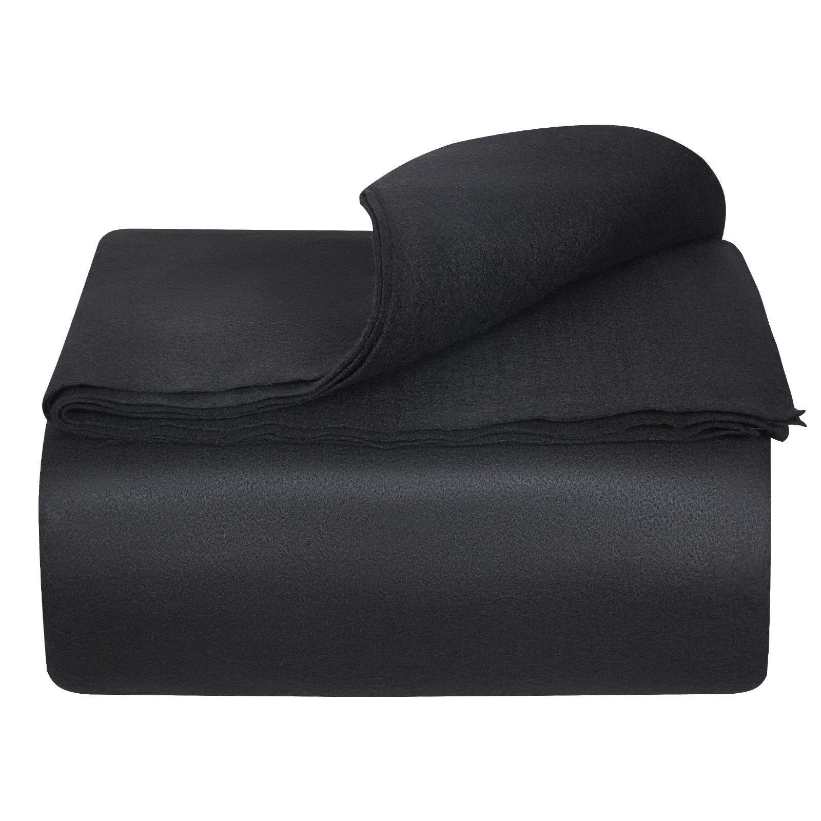 VEVOR Rettangolare Rivestimento per Piscina, Rivestimento Piscine Fuori Terra, Tappetino per Piscina Extra Spesso, Materiale Tessuto Sottofondo, 366 x 732 cm 180 g/m², Nero, 5,1 kg