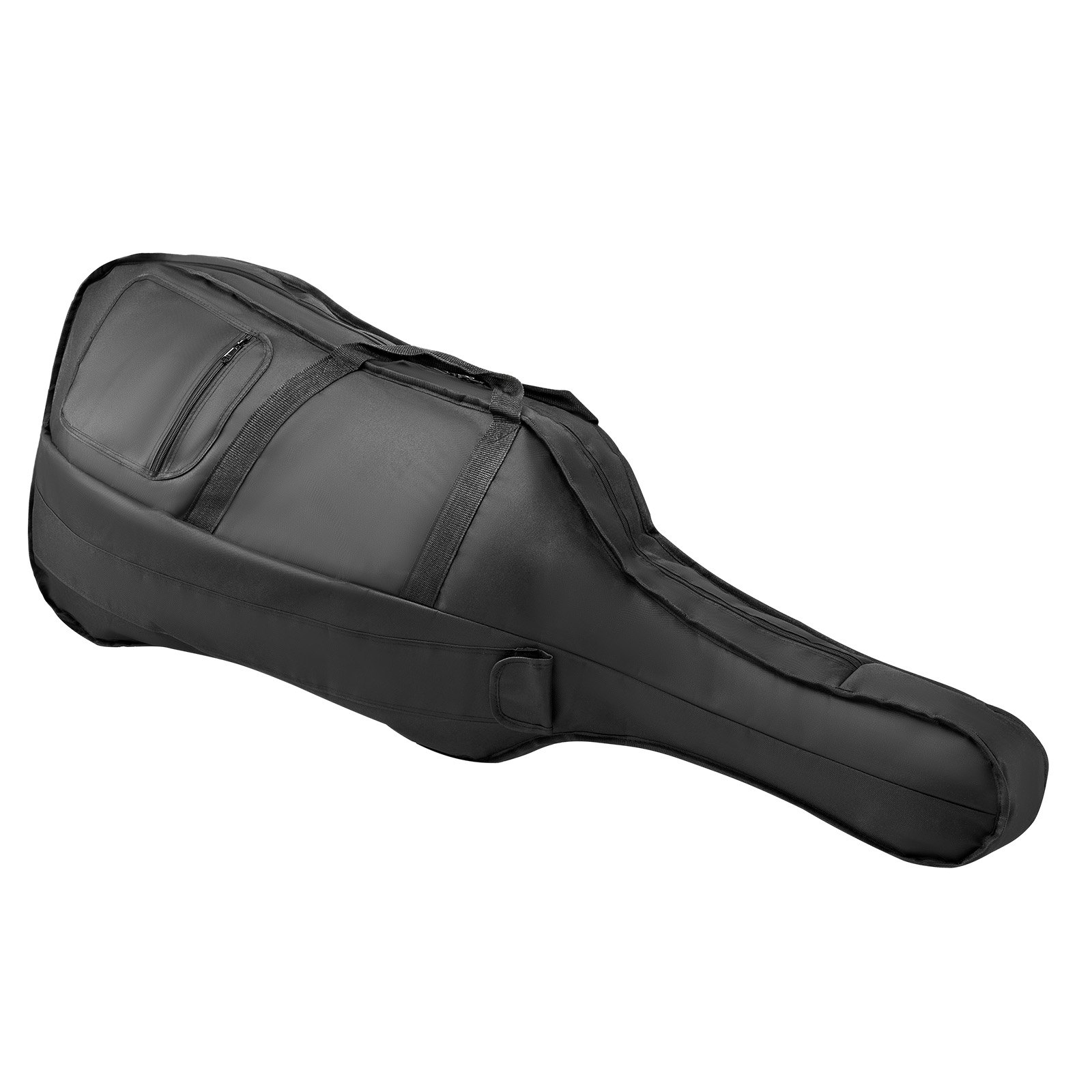 VEVOR Custodia per Violoncello 4/4 Dimensione Completa, Impermeabile Leggera Portatile in Nylon, con Maniglia Rinforzata, Doppie Tracolle, Antigraffio, Professionale a Forma di Violoncello Nero