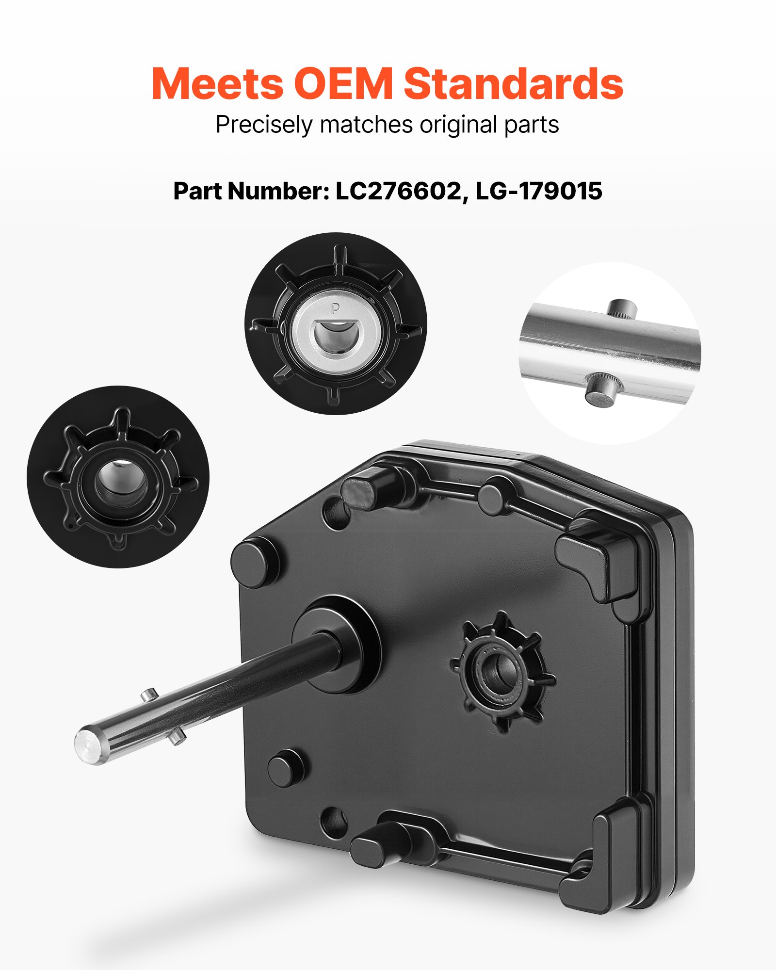 VEVOR Attrezzi Supporto del Carrello di Atterraggio RV Camper 276602 in Acciaio Montaggio Universale Compatibile con Sistemi Lippert Venture, Atwood, Stromberg Carlson, Sostituisce LG-179015