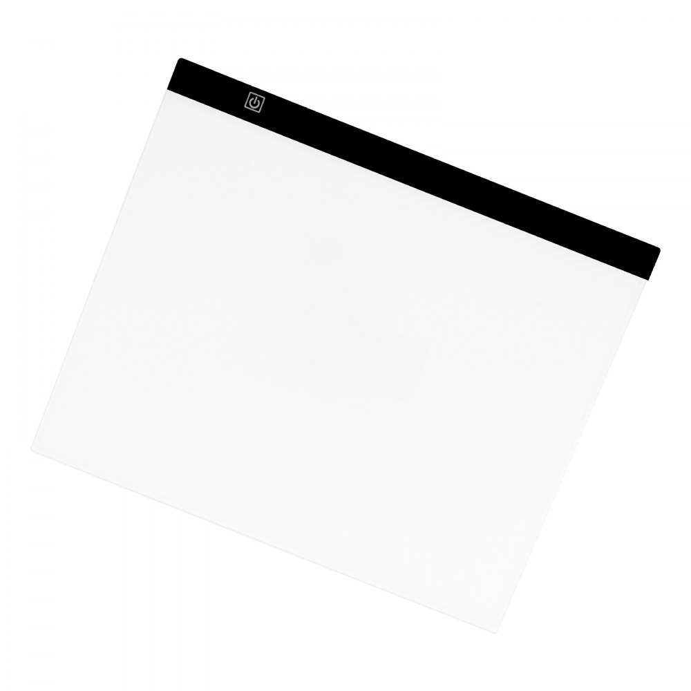 VEVOR Lightboard B4 LED Light Pad Light Box Ultra-Thin Portable Light Box, USB-Powered Light Board for Tracing, Light Box for Diamond Painting, Animation, Sketching, Drawing, Black