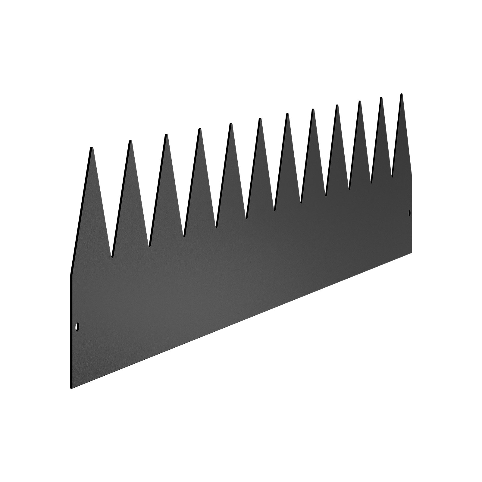 VEVOR Bordatura in Acciaio Metallo Antiruggine per Giardino, Bordatura Pieghevole per Prato Resistente, Facile da Installare, Divisorio Aiuole Vialetto, Nero 6 Pezzi 1016 x 203 x 1,5 mm