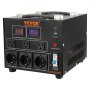 VEVOR Convertitore di Tensione Step Up/Down Portatile 110V-220V / 220V-110V Potenza da 5000VA, Trasformatore di Tensione 5000VA Portatile 270x240x215 mm 6 Spine, Convertitore di Tensione 5000VA USB 5V