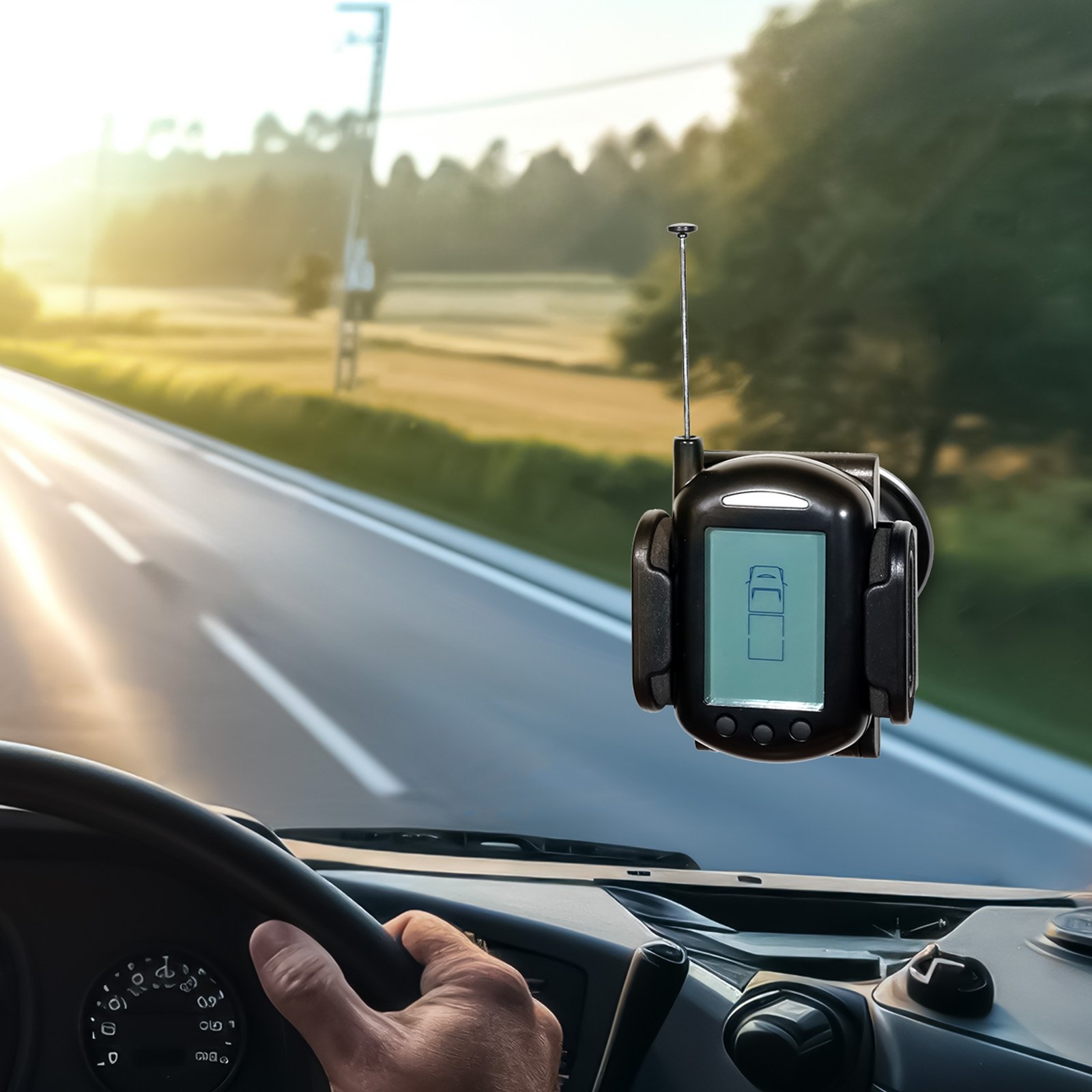 VEVOR Sistema di Monitoraggio della Pressione dei Pneumatici per Camper, TPMS per Rimorchio 0-16 Bar Set di Sensori TPMS Impermeabili, 6 Sensori 7 Modalità di Allarme, Visualizzazione in Tempo Reale