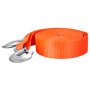 VEVOR ATV Tow Strap with Hooks, 50.8 mm x 6.1 m, 7711 kg Capacity, Durable Recovery Rope with Security Hooks for Trucks and Vehicles, Essential Towing Accessory for Roadside Assistance
