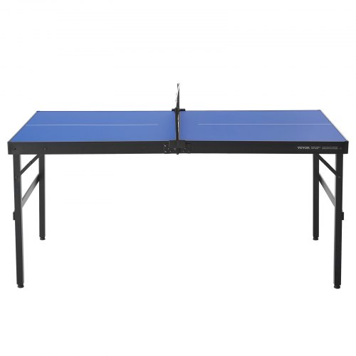 Mini Tavolo Da Ping Pong Pieghevole SPORTNOW 152x76x72 Cm | Leggero In Alluminio, Con Rete E Maniglia, Per Interni/Esterni, Gioco Ricreativo Per Casa E Giardino