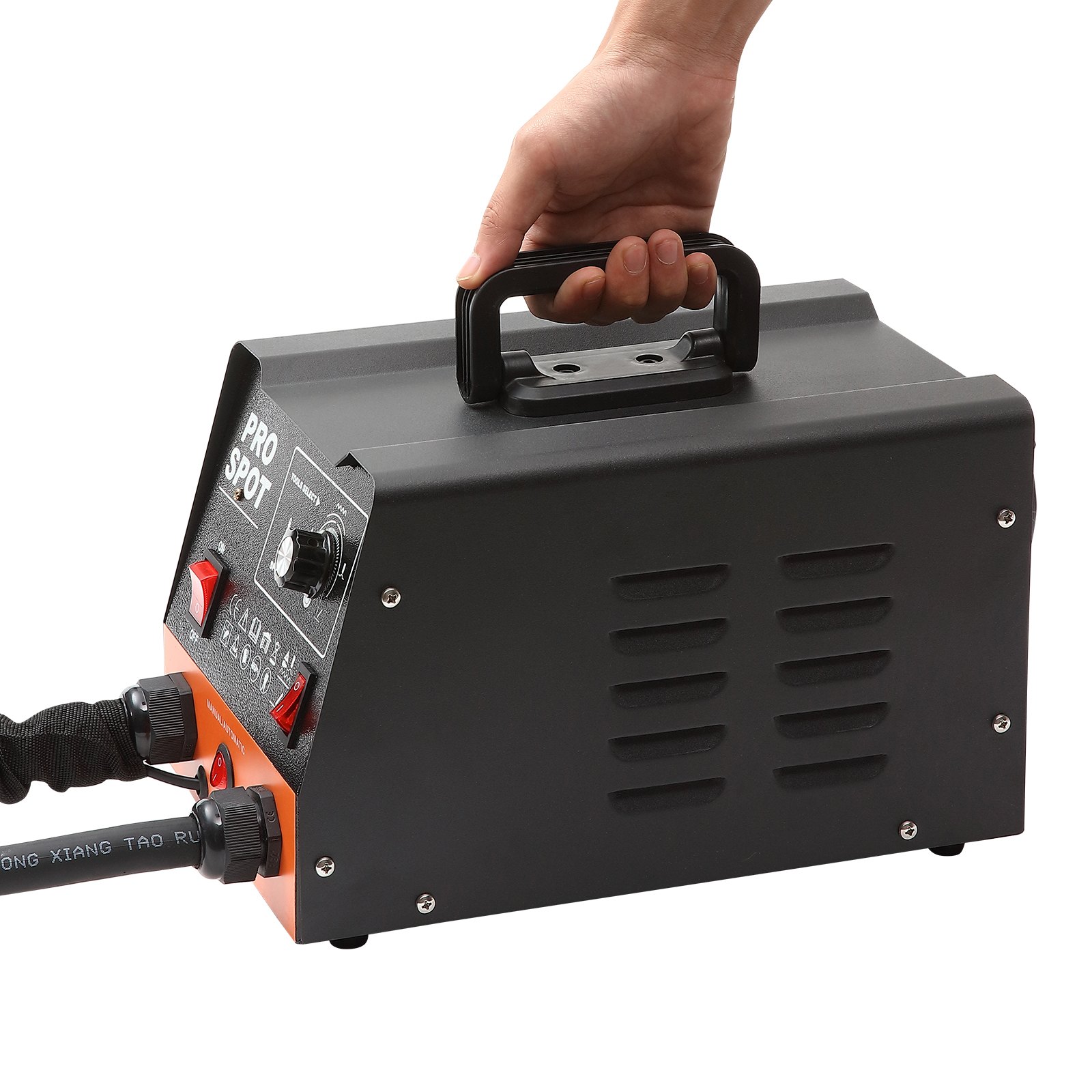 VEVOR Kit Estrattore per Carrozzeria 3KW, Stazione Saldatrice per Rimozione Ammaccature a Punti 6 Modalità di Saldatura, Kit di Strumento per Riparazione Ammaccature Carrozzeria per Auto Camion Moto