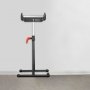 VEVOR Supporto a Rulli Pieghevole, Capacità 113 kg, Altezza Regolabile 685,8-1092,2 mm, con Guide Laterali e Testa a Rulli in Acciaio Lucidato 292,1 mm, per Estensione per Lavorazione del Legno