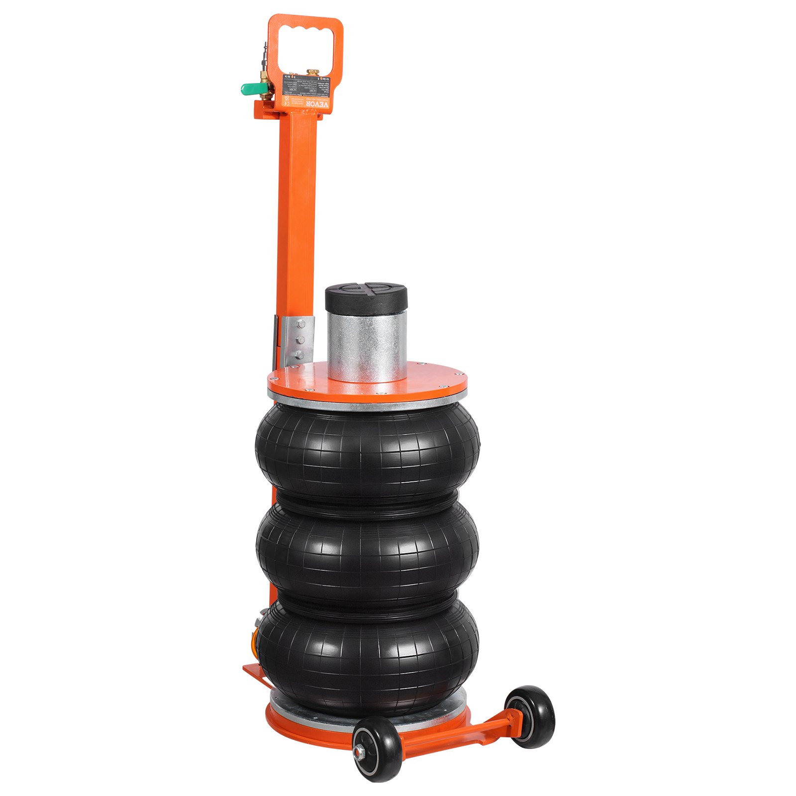 VEVOR Cric Pneumatico per Auto, 5 Ton 4-10 S con Colonna Rialzata e Maniglia Regolabile, Facile da Sollevare e Salvaspazio con Spessore Cuscinetto in Gomma, Cric Adatto a Berline, SUV, Pick-up