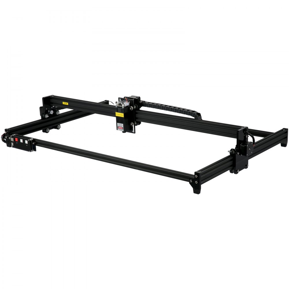 VEVOR Macchina per Incisione Laser da Banco, 460 x 810 mm Potenza 6 W 6000 mm/min, Incisione in Lega di Alluminio per Carta, Legno, Pelle, Stoffa, Plastica, Acrilico, Superficie Metallica Verniciata