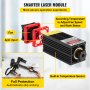 VEVOR Macchina per Incisione Laser, 190 x 170 mm Potenza 4,5 W 6000 mm/min Incisione Laser in Lega di Alluminio per Carta, Legno, Pelle, Stoffa, Plastica, Acrilico, Superficie Metallica Verniciata