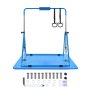 VEVOR Barra da Ginnastica Artistica per Bambini, Barra da Ginnastica Pieghevole Carico 63,5 kg con Tappetino Altezza Regolabile, Allenamento Esercizio Esterno Interno, 1500 x 1080 x 1350 mm, Blu