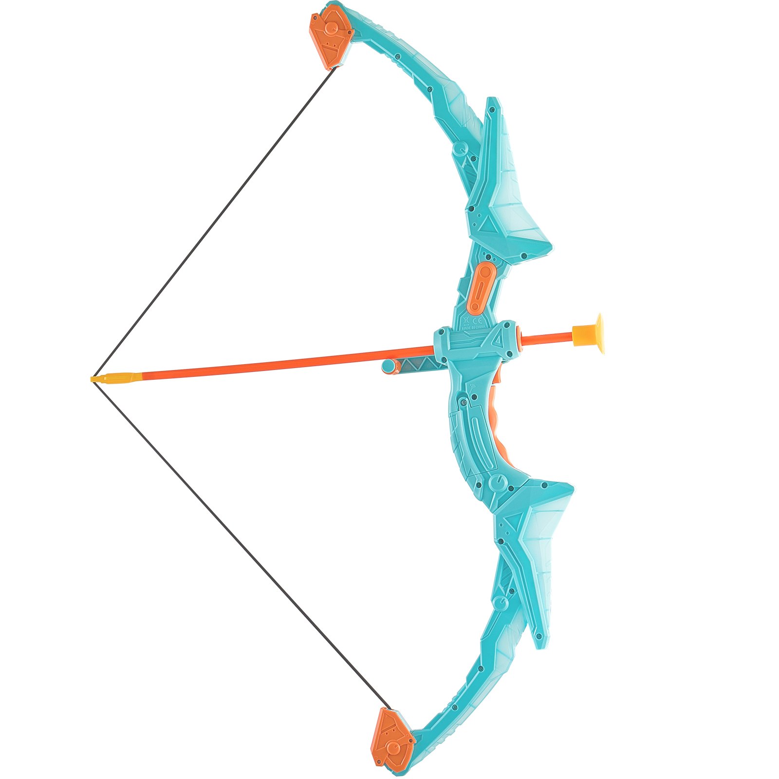 VEVOR Bow and Arrow Set for Children, Archery Set with LED Lighting and 10 Suction Cup Arrows, Standing Target, 3 Target Cans, Outdoor Toy for Boys and Girls Ages 6-10