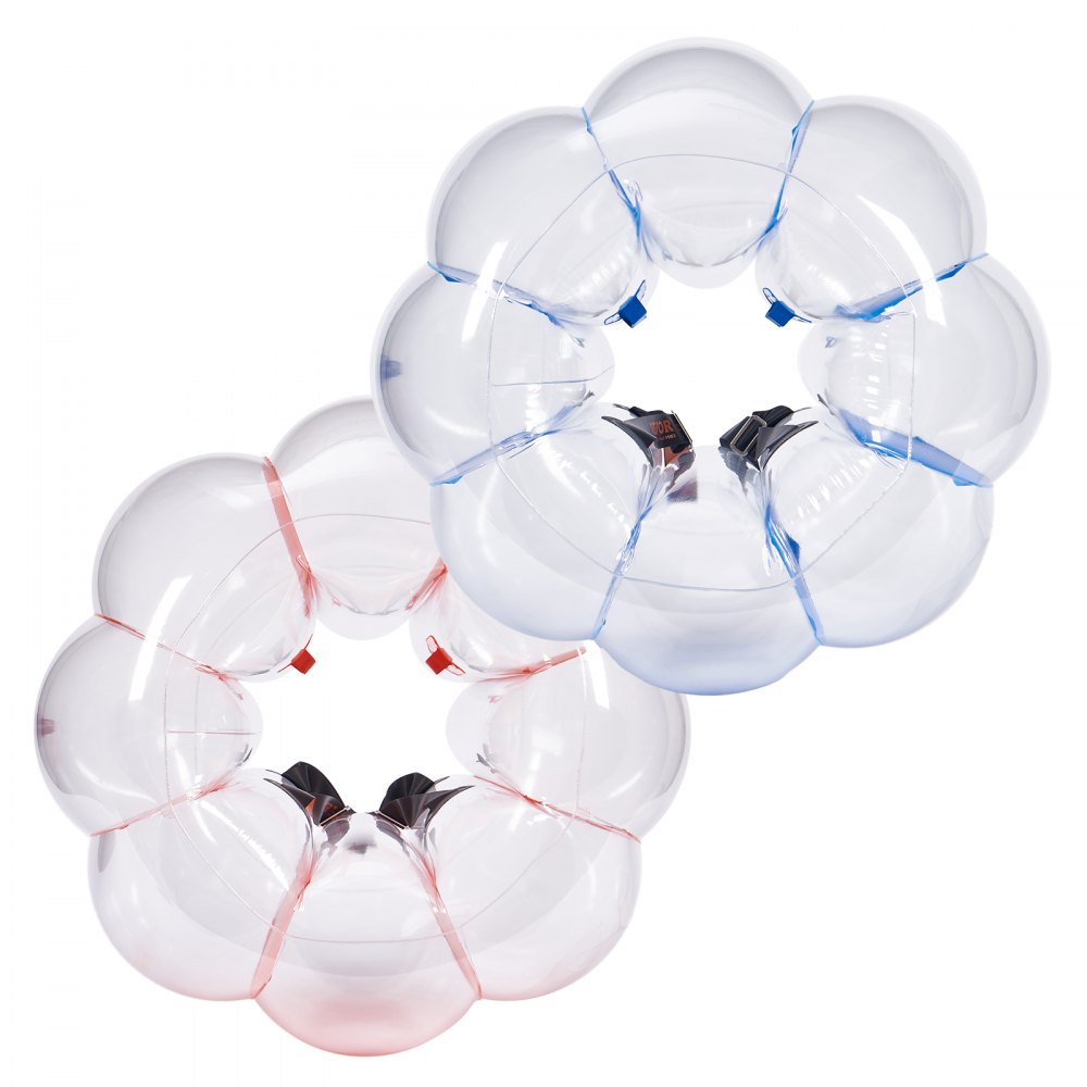 VEVOR Palline Gonfiabili per Paraurti, Palline da 3 Piedi per Bambini Adolescenti, Palline a Bolle in PVC Resistente Giochi Squadra all'aperto, Giocattoli per Paraurti per Parco Giochi, Cortile,