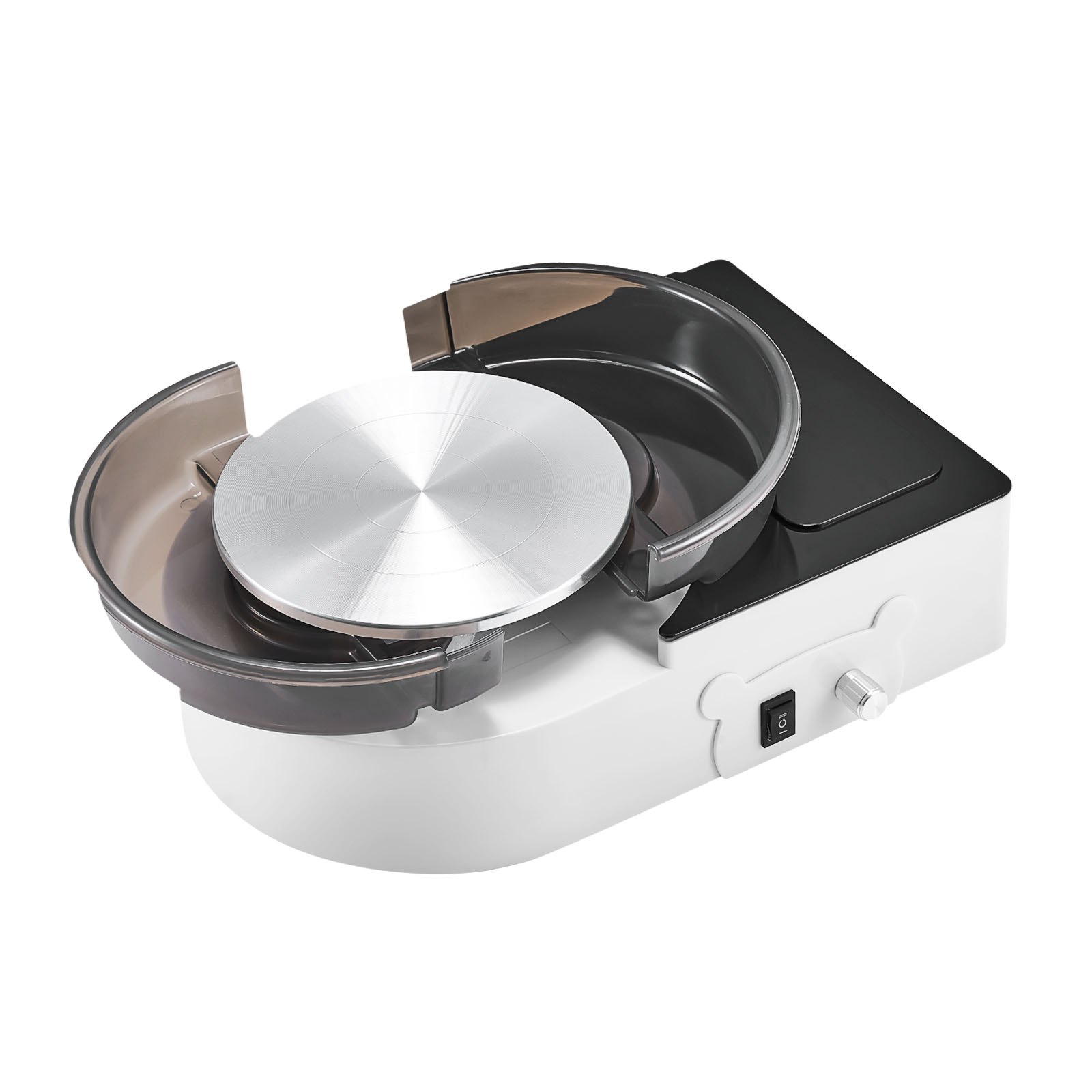 VEVOR Mini Tornio per Ceramica, 158 mm, Piatto Girevole Velocità di Rotazione Regolabile, Tornio Elettrico per Argilla con Strumenti per Modellare l'Argilla, Adatto per Corsi di Ceramica Fai-da-te